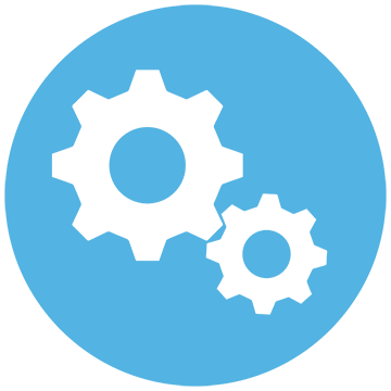 icon integration blue
